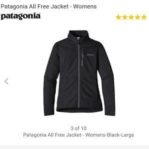 Patagonia All Free Jacket Black Size XS EUC
